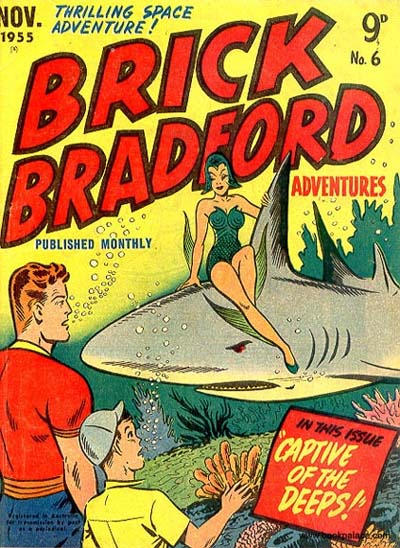 Cover for Brick Bradford Adventures (Magazine Management, 1955 series) #6