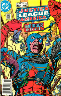 Cover for Justice League of America (DC, 1960 series) #215 [Newsstand]