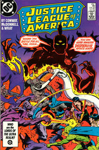 Cover for Justice League of America (DC, 1960 series) #252 [Direct]