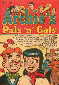 Cover Thumbnail for Archie's Pals 'n' Gals (H. John Edwards, 1950 ? series) #21
