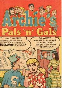 Cover Thumbnail for Archie's Pals 'n' Gals (H. John Edwards, 1950 ? series) #23