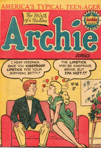 Cover Thumbnail for Archie Comics (H. John Edwards, 1950 ? series) #38