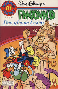 Cover Thumbnail for Donald Pocket (Hjemmet / Egmont, 1968 series) #81 - Fantonald Den glemte kisten [1. opplag]