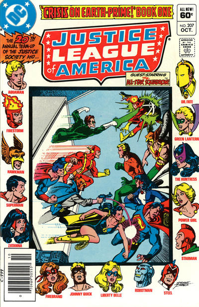 Cover for Justice League of America (DC, 1960 series) #207 [Newsstand]