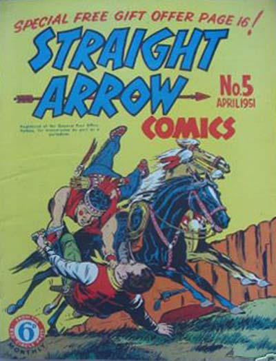 Cover for Straight Arrow Comics (Magazine Management, 1950 series) #5