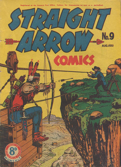 Cover for Straight Arrow Comics (Magazine Management, 1950 series) #9