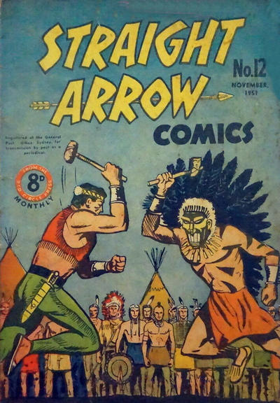 Cover for Straight Arrow Comics (Magazine Management, 1950 series) #12
