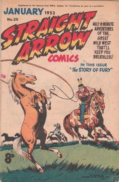 Cover for Straight Arrow Comics (Magazine Management, 1950 series) #25