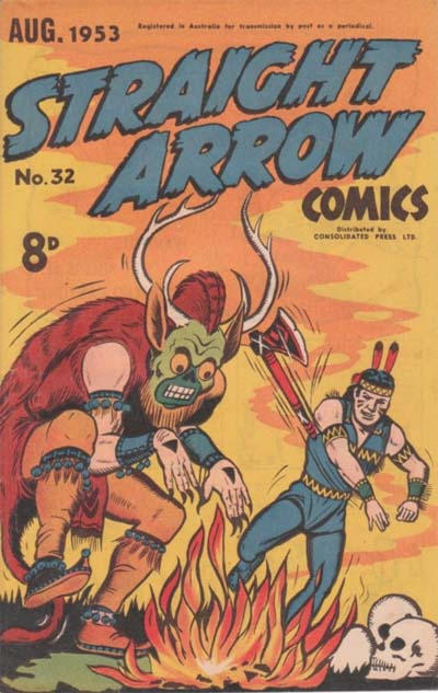 Cover for Straight Arrow Comics (Magazine Management, 1950 series) #32