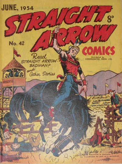 Cover for Straight Arrow Comics (Magazine Management, 1950 series) #42