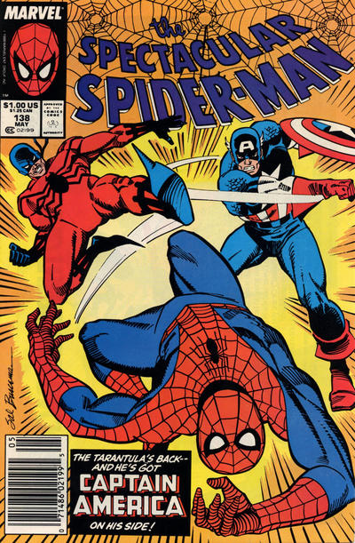 Cover for The Spectacular Spider-Man (Marvel, 1976 series) #138 [Newsstand]