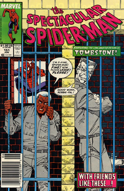 Cover for The Spectacular Spider-Man (Marvel, 1976 series) #151 [Newsstand]