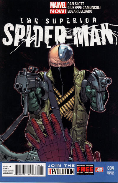 Cover for Superior Spider-Man (Marvel, 2013 series) #4 [Second Printing]