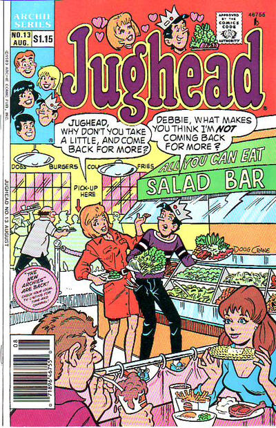 Cover for Jughead (Archie, 1987 series) #13 [Canadian]