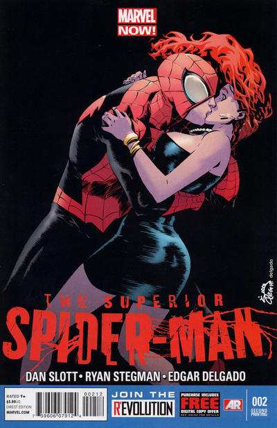Cover for Superior Spider-Man (Marvel, 2013 series) #2 [Second Printing]