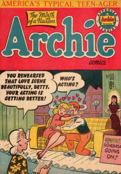 Cover for Archie Comics (H. John Edwards, 1950 ? series) #30