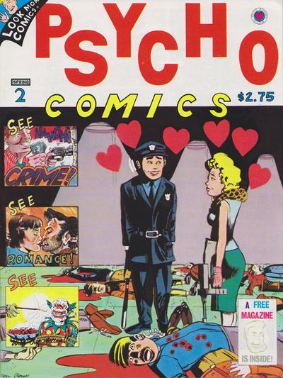 Cover for Psycho Comics (Look Mom, Comics!, 1981 series) #2