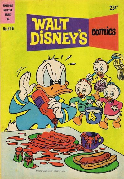 Cover for Walt Disney's Comics (W. G. Publications; Wogan Publications, 1946 series) #348