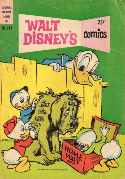Cover for Walt Disney's Comics (W. G. Publications; Wogan Publications, 1946 series) #344
