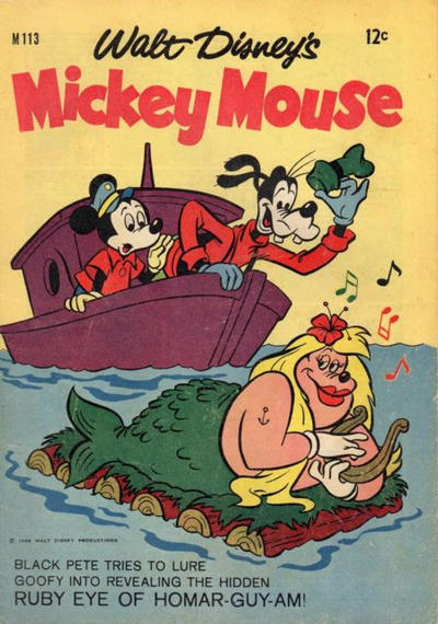 Cover for Walt Disney's Mickey Mouse (W. G. Publications; Wogan Publications, 1956 series) #113