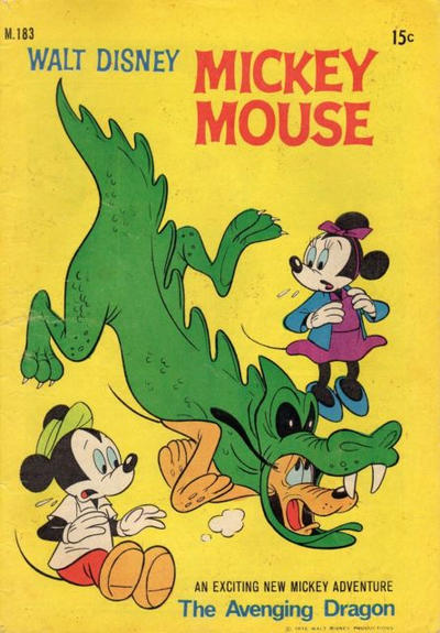 Cover for Walt Disney's Mickey Mouse (W. G. Publications; Wogan Publications, 1956 series) #183