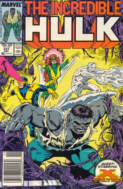 Cover for The Incredible Hulk (Marvel, 1968 series) #337 [Newsstand]