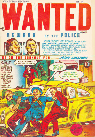 Cover for Wanted Comics (Publications Services Limited, 1948 series) #14