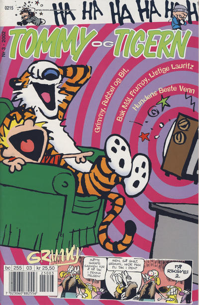 Cover for Tommy og Tigern (Bladkompaniet / Schibsted, 1989 series) #3/2002