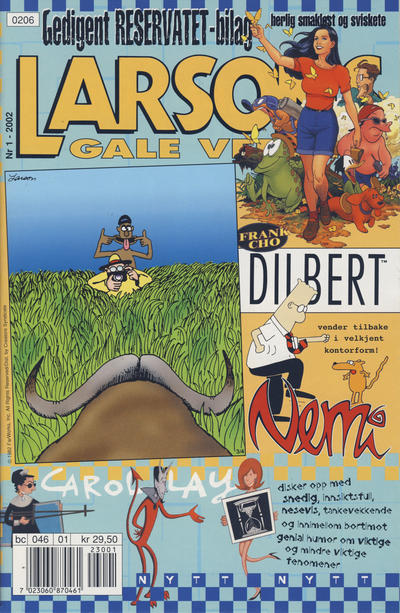 Cover for Larsons gale verden (Bladkompaniet / Schibsted, 1992 series) #1/2002