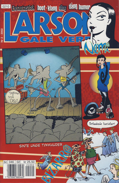 Cover for Larsons gale verden (Bladkompaniet / Schibsted, 1992 series) #2/2002