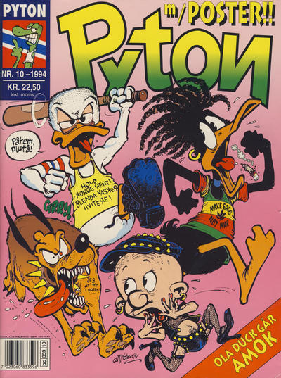 Cover for Pyton (Bladkompaniet / Schibsted, 1988 series) #10/1994