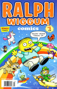 Cover Thumbnail for Simpsons One-Shot Wonders: Ralph Wiggum Comics (Bongo, 2012 series) #1 [Newsstand ("'Ralph' means...")]