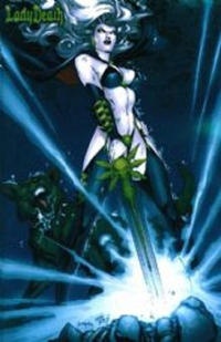 Cover Thumbnail for Lady Death: Tribulation (Chaos! Comics, 2000 series) #1 [Dynamic Forces Exclusive Alternate Cover]
