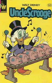 Cover for Walt Disney Uncle Scrooge (Western, 1963 series) #197 [Yellow Whitman Logo]