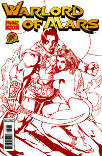 Cover Thumbnail for Warlord of Mars (Dynamite Entertainment, 2010 series) #20 [Pow Rodrix Risque Red Art Dynamic Forces Exclusive Cover]