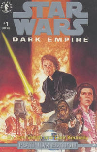 Cover Thumbnail for Star Wars: Dark Empire (Dark Horse, 1991 series) #1 [Platinum Edition]