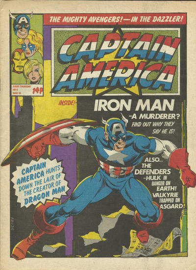 Cover for Captain America (Marvel UK, 1981 series) #4
