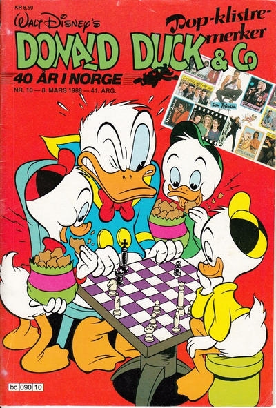 Cover for Donald Duck & Co (Hjemmet / Egmont, 1948 series) #10/1988