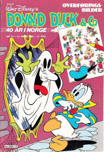 Cover for Donald Duck & Co (Hjemmet / Egmont, 1948 series) #12/1988