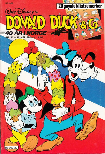 Cover for Donald Duck & Co (Hjemmet / Egmont, 1948 series) #20/1988