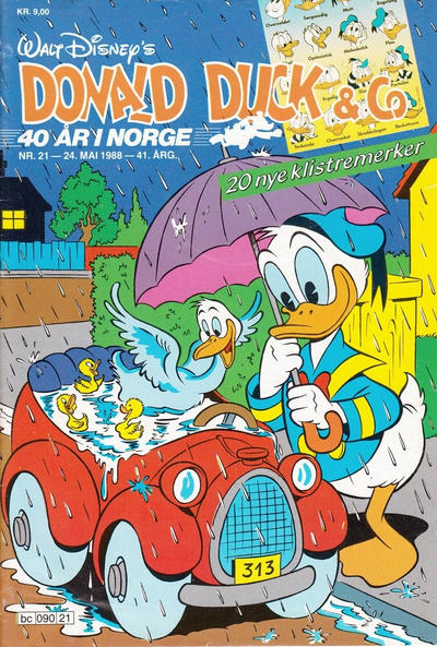 Cover for Donald Duck & Co (Hjemmet / Egmont, 1948 series) #21/1988