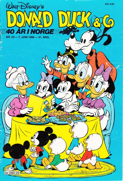 Cover for Donald Duck & Co (Hjemmet / Egmont, 1948 series) #23/1988