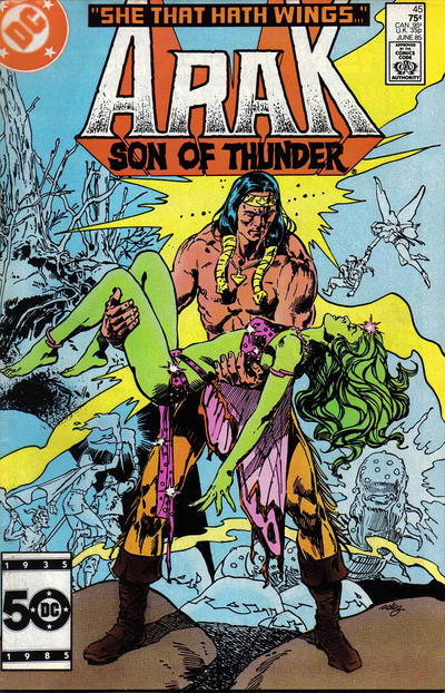Cover for Arak / Son of Thunder (DC, 1981 series) #45 [Direct]