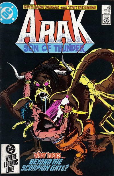 Cover for Arak / Son of Thunder (DC, 1981 series) #42 [Direct]