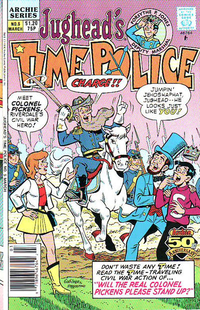 Cover for Jughead's Time Police (Archie, 1990 series) #5 [Canadian]