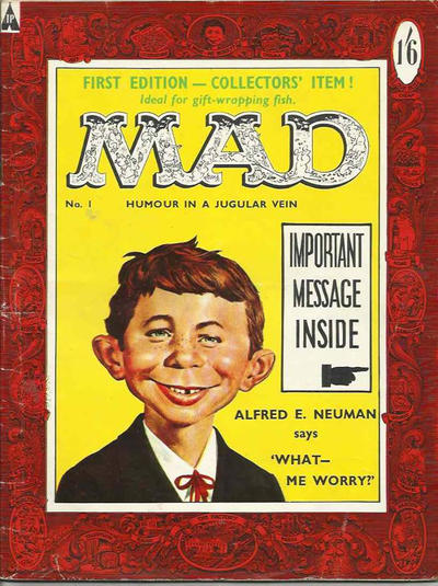 Cover for Mad (Thorpe & Porter, 1959 series) #1