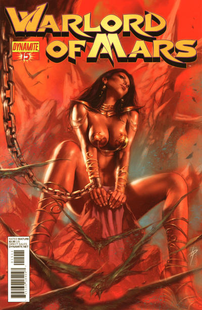 Cover for Warlord of Mars (Dynamite Entertainment, 2010 series) #15 [Lucio Parrillo 1-in-15]