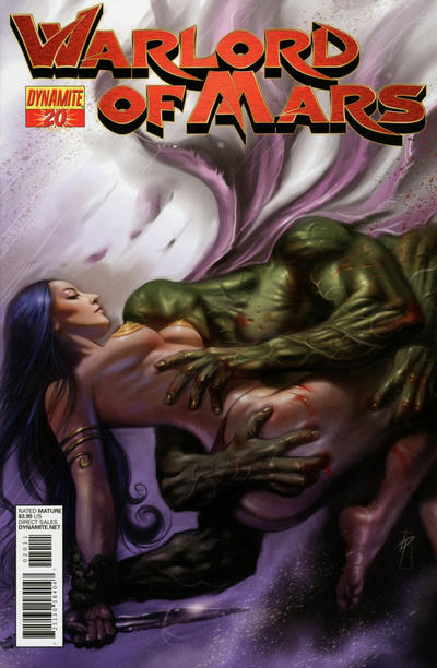 Cover for Warlord of Mars (Dynamite Entertainment, 2010 series) #20 [Lucio Parrillo Cover]