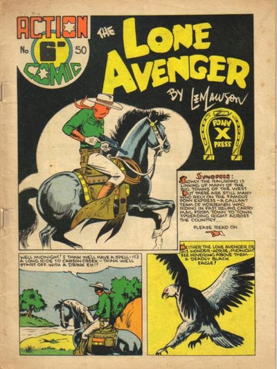Cover for Action Comic (Peter Huston, 1946 series) #50