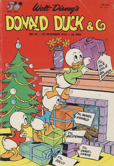 Cover for Donald Duck & Co (Hjemmet / Egmont, 1948 series) #52/1973